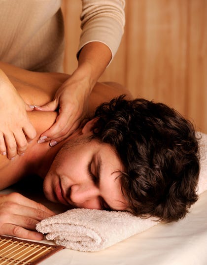Rücken Massage